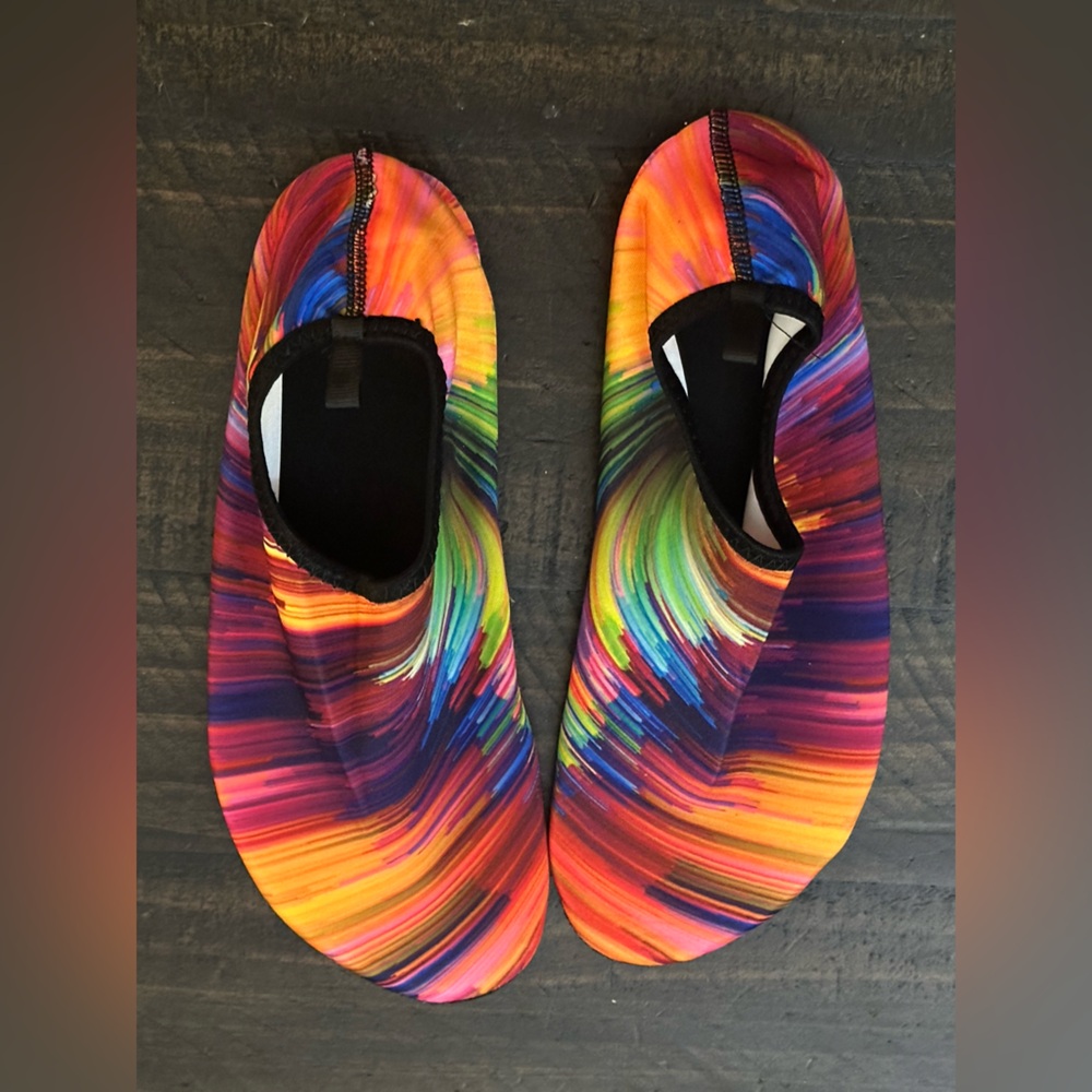 Multicolor Slip-On Water Socks
